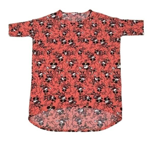 LuLaRoe Disney Minnie Mouse IRMA Top XS NEW with Tags - Picture 4 of 7